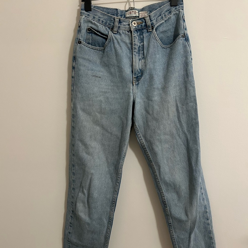 Light Blue Straight Leg Jeans